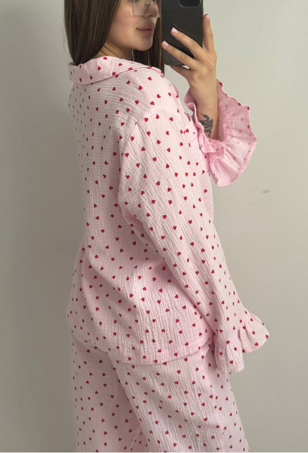 Пижама женская муслиновая V.Velika 185-24RMCS фото