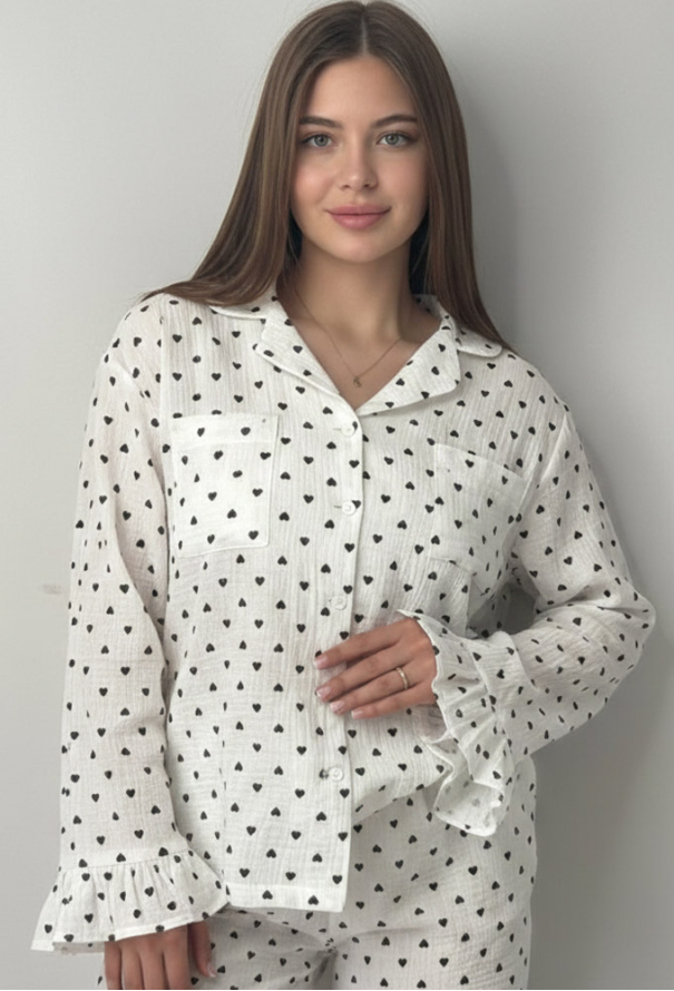 Пижама женская муслиновая V.Velika 185-24CHS фото