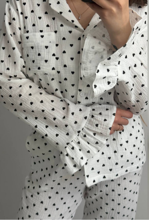 Пижама женская муслиновая V.Velika 185-24CHS фото