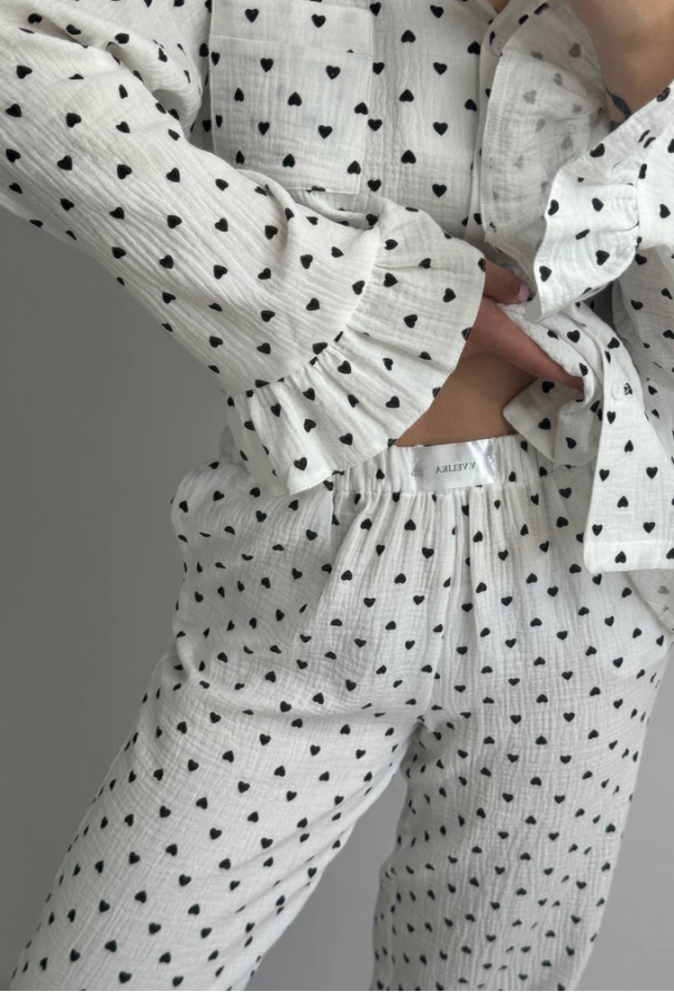 Пижама женская муслиновая V.Velika 185-24CHS фото