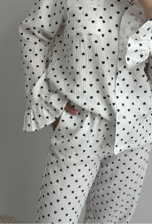 Пижама женская муслиновая V.Velika 185-24CHS фото