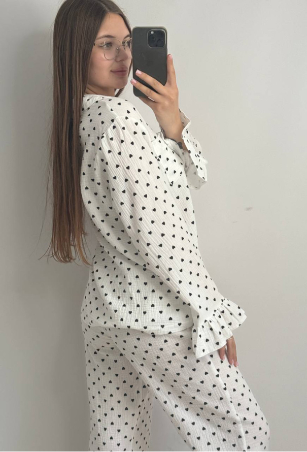 Пижама женская муслиновая V.Velika 185-24CHS фото