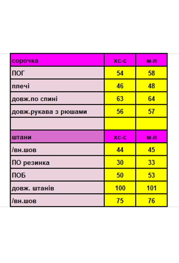 Пижама женская муслиновая V.Velika 185-24RRS фото