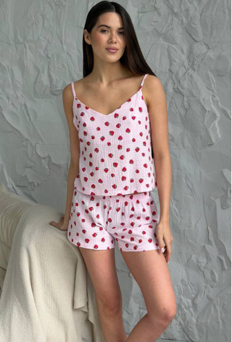 Пижама женская муслиновая V.Velika 231-24RPL