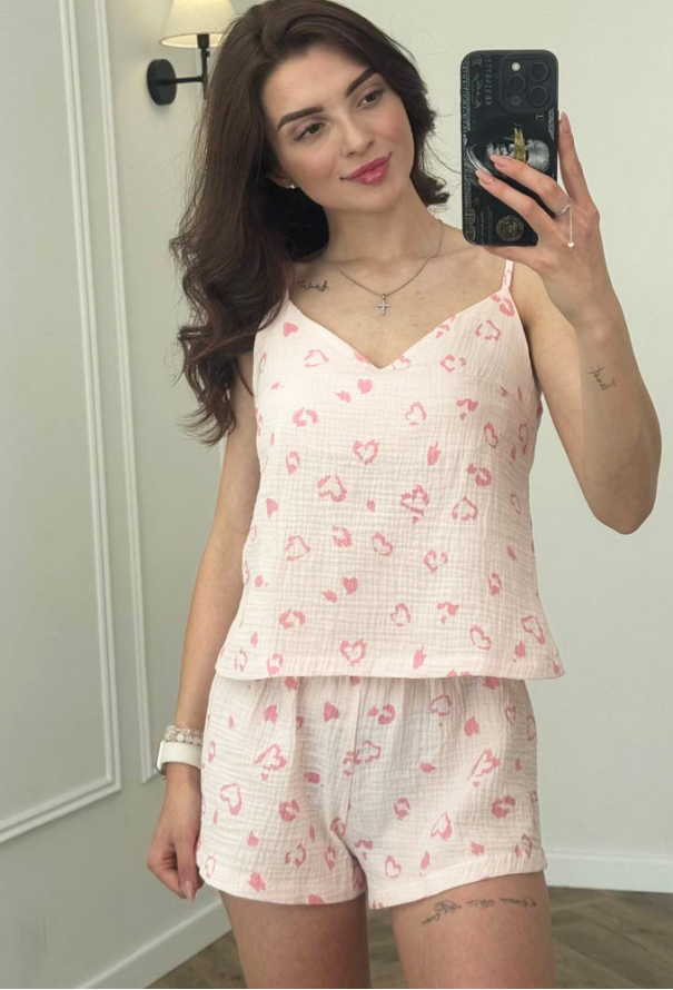 Пижама женская муслиновая V.Velika 231-24NR фото