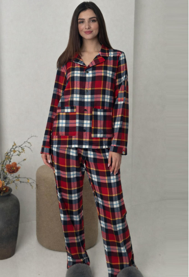 Піжама жіноча бавовна V.Velika 242-24CRJ