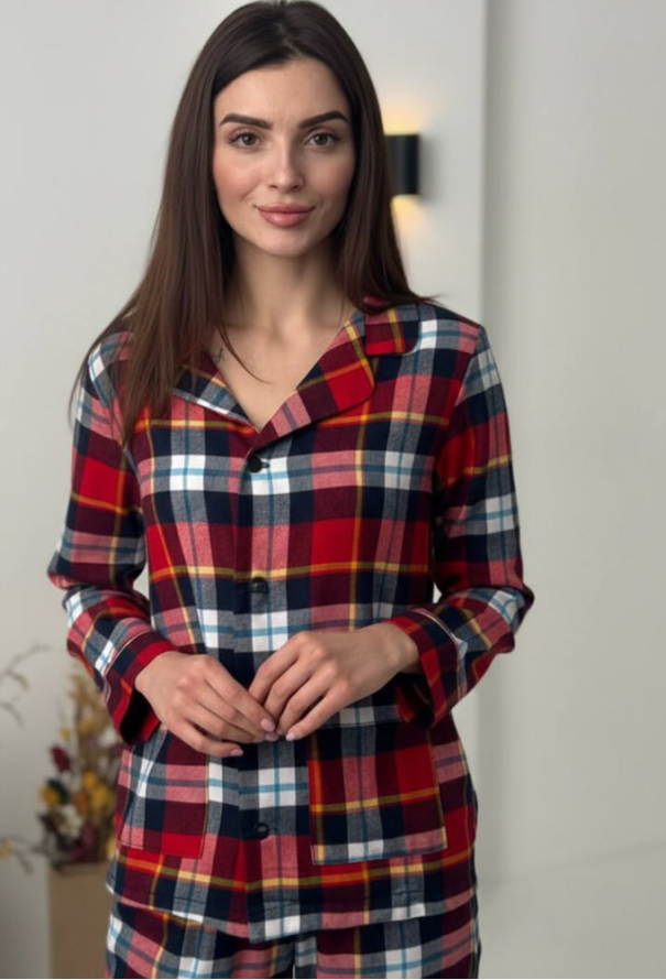 Пижама женская хлопок V.Velika 242-24CRJ фото