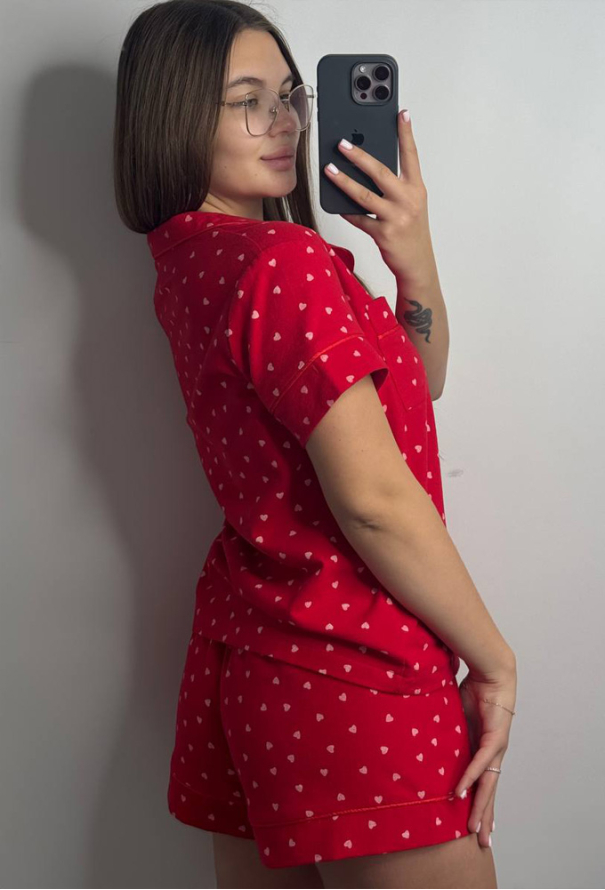 Пижама женская фланелевая V.Velika 244-24CHS фото