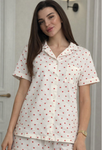 Пижама женская фланелевая V.Velika 244-24CSWK