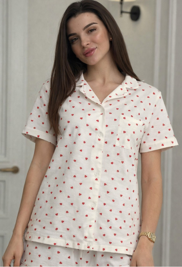 Пижама женская фланелевая V.Velika 244-24CSWK фото