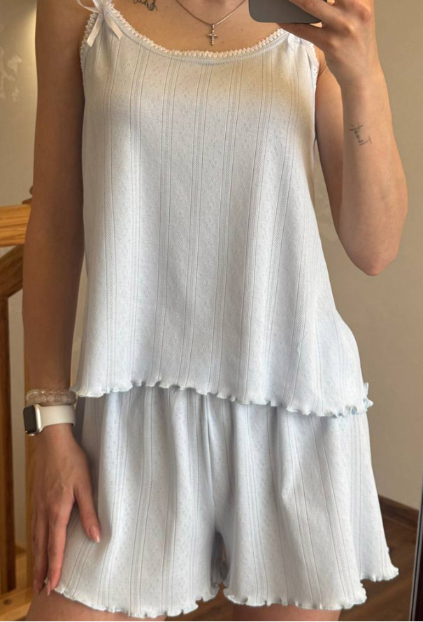 Пижама женская трикотажная V.Velika 273-25BL фото