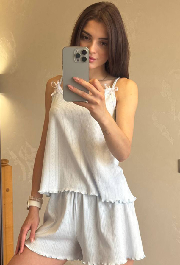 Пижама женская трикотажная V.Velika 273-25BL фото