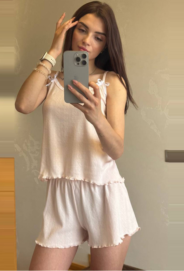 Пижама женская трикотажная V.Velika 273-25RZ фото