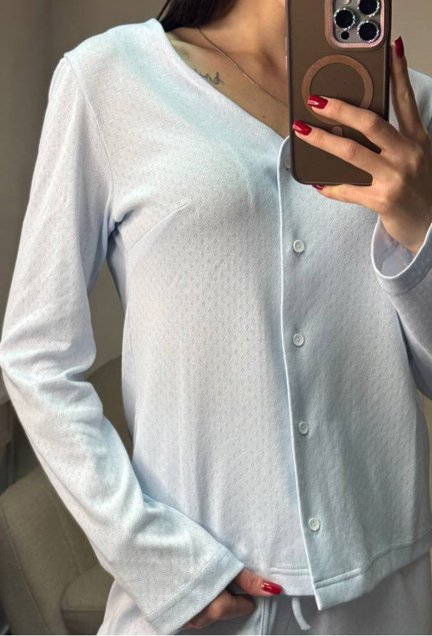 Пижама женская трикотажная V.Velika 277-25BL2 фото