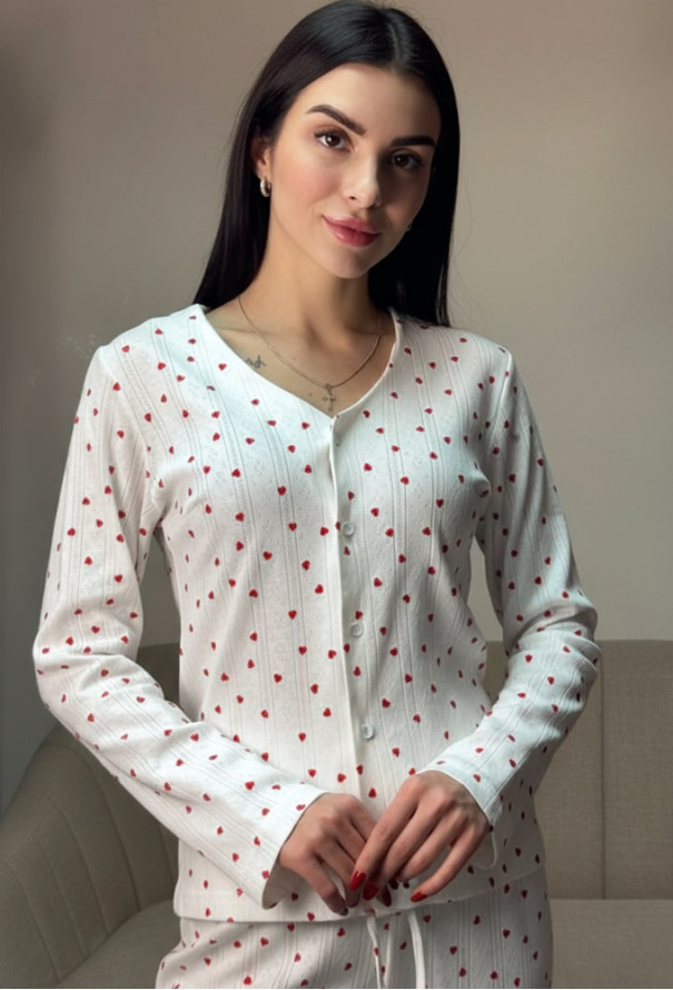 Пижама женская трикотажная V.Velika 277-25CRS2 фото