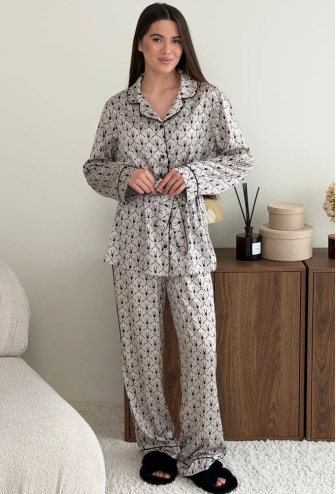 Пижама женская шелковая V.Velika 280-25BZ