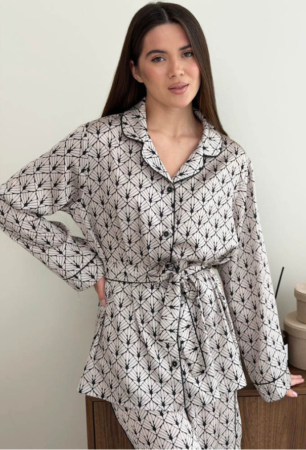 Пижама женская шелковая V.Velika 280-25BZ фото