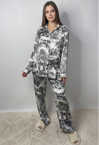 Пижама женская шелковая V.Velika 280-25DSC