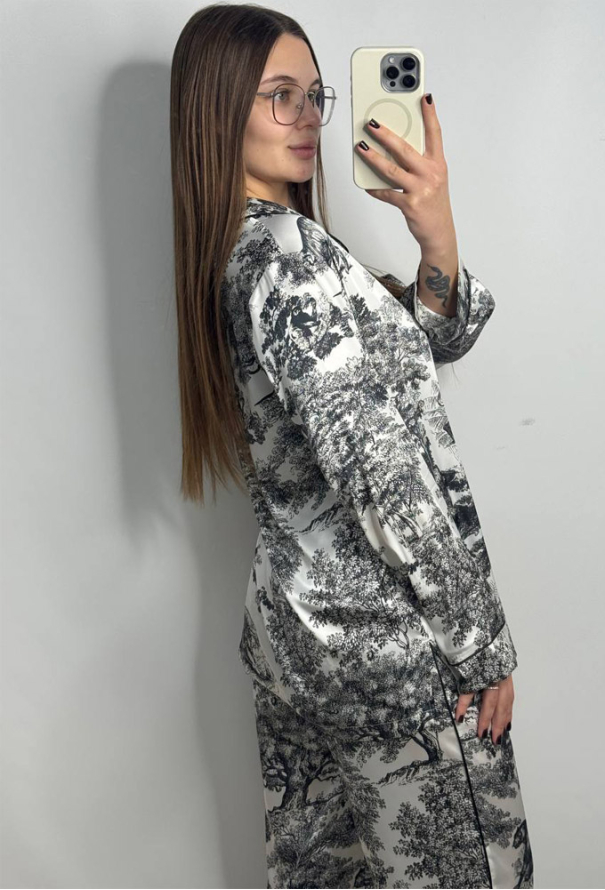 Пижама женская шелковая V.Velika 280-25DSC фото