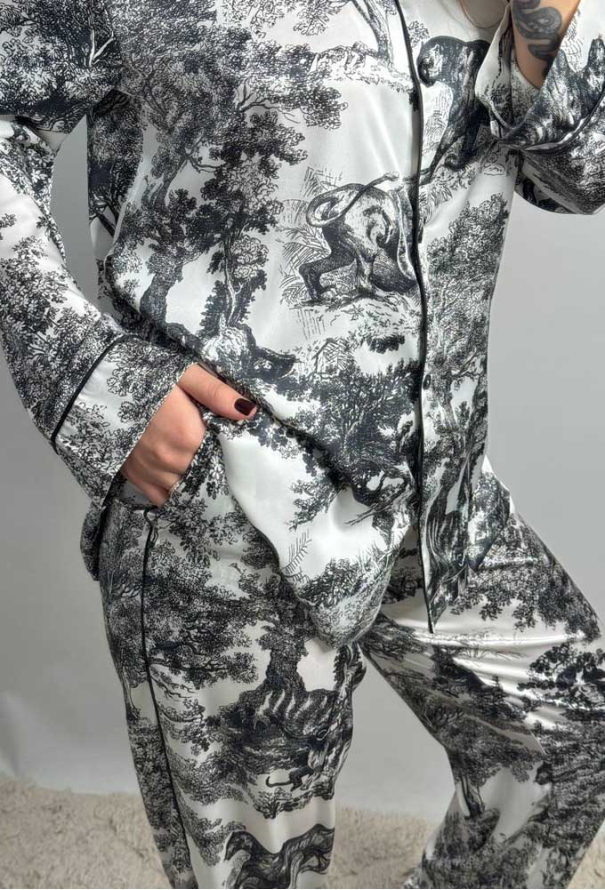 Пижама женская шелковая V.Velika 280-25DSC фото