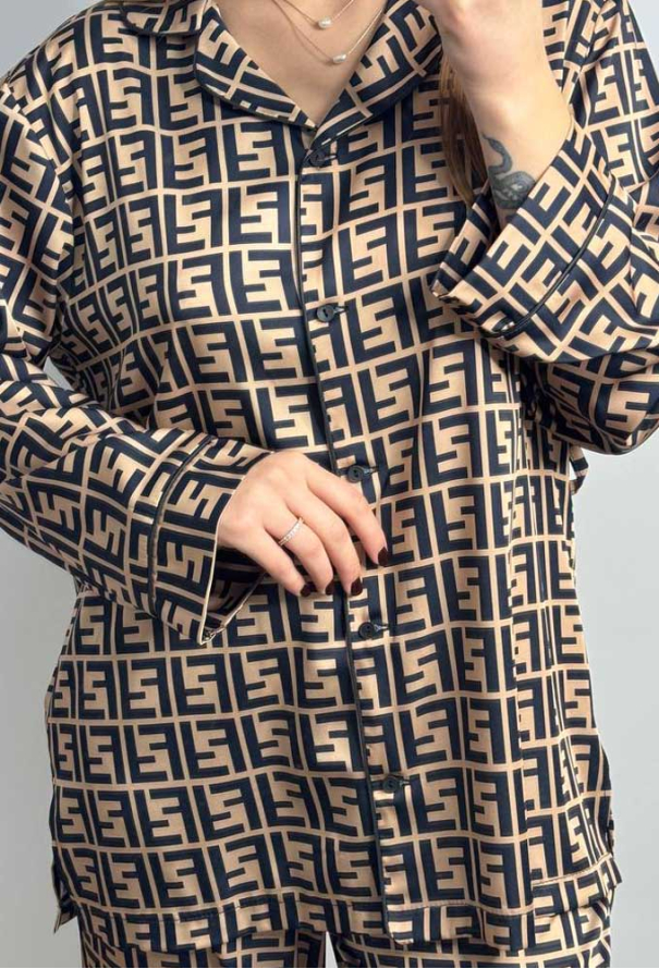 Пижама женская шелковая V.Velika 280-25F фото