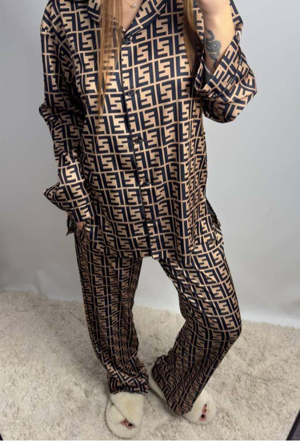 Пижама женская шелковая V.Velika 280-25F фото