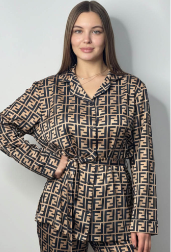 Пижама женская шелковая V.Velika 280-25F