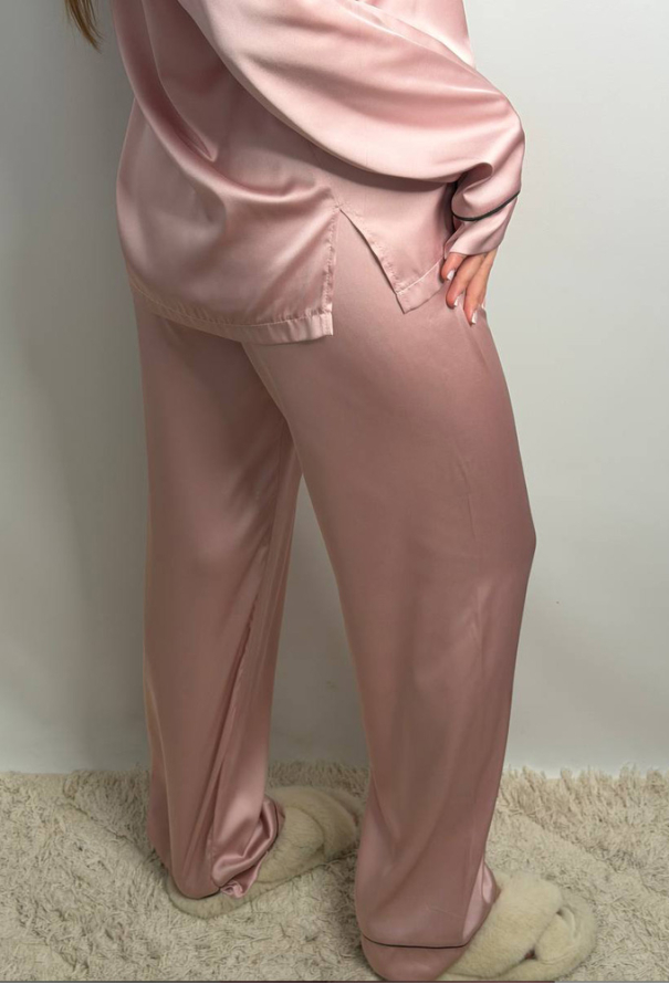 Пижама женская комплект шелк V.Velika 281-25PBK фото