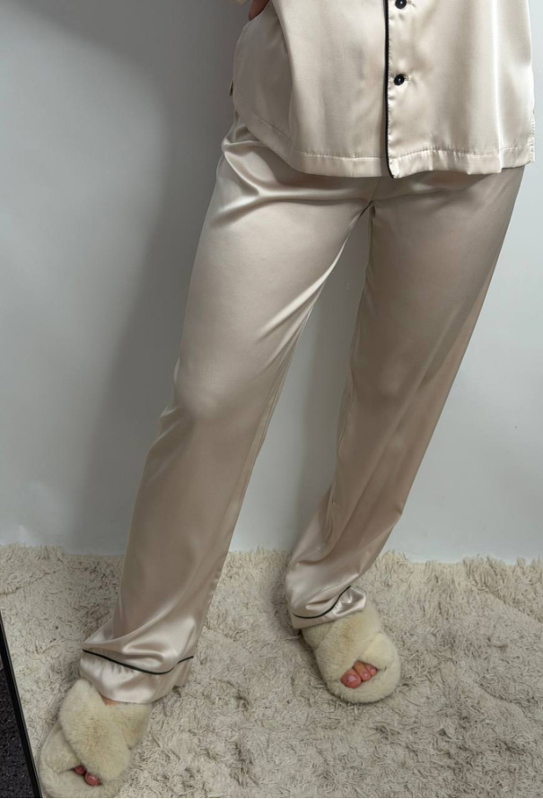 Пижама женская комплект шелк V.Velika 281-25SBBK фото