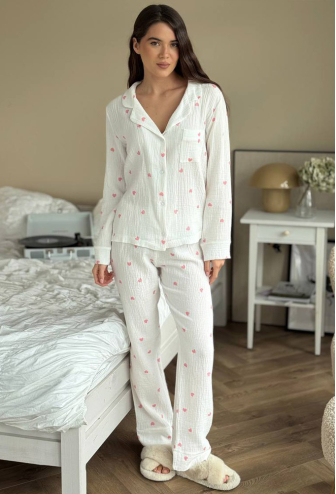 Піжама жіноча муслінова V.Velika 143-23WRS
