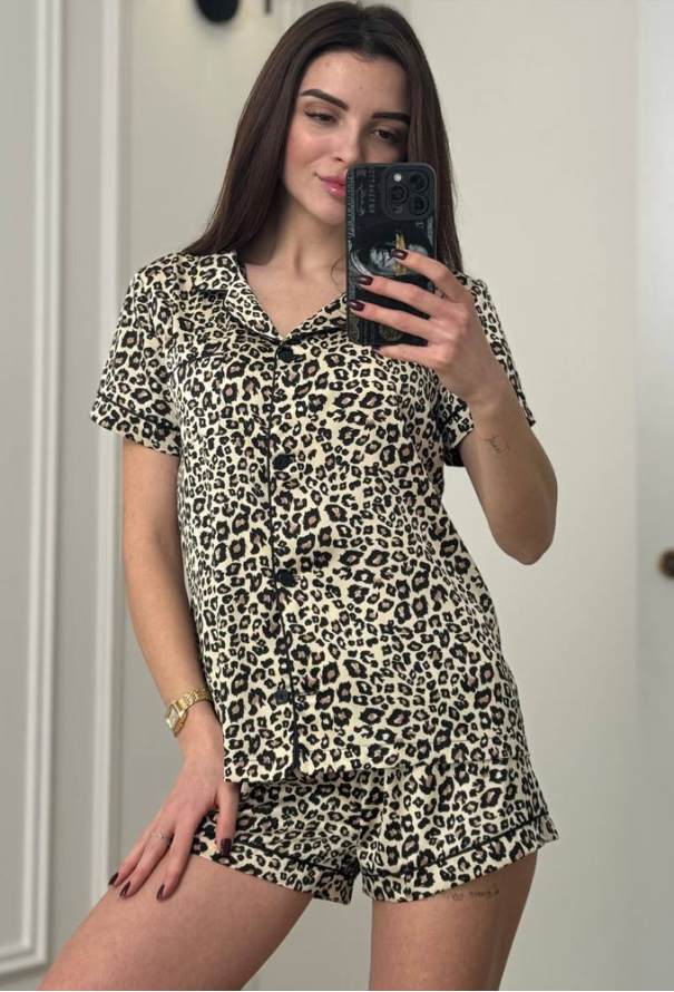 Пижама женская шелковая V.Velika 170-24-1 фото