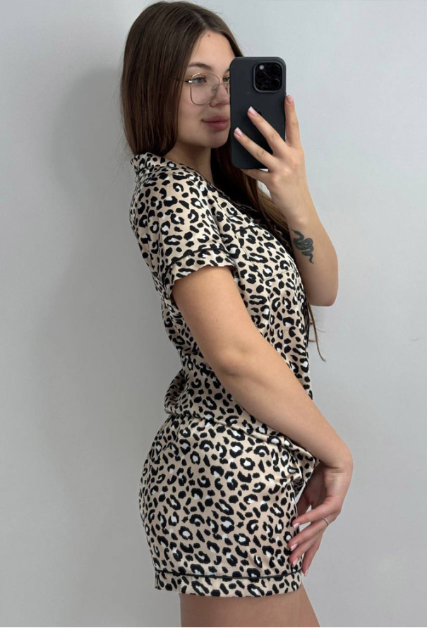 Пижама женская шелковая V.Velika 170-24-2 фото