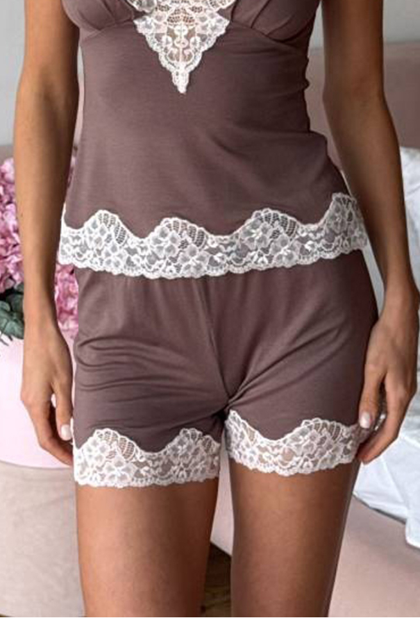 Пижама женская вискоза Violet delux П-М-63MS фото