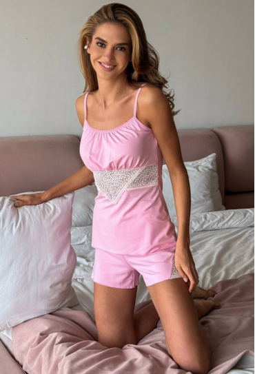 Піжама жіноча віскоза Violet delux П-М-126RZ