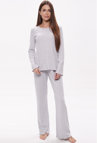 Пижама женская хлопок рубчик Wiktoria 1701S