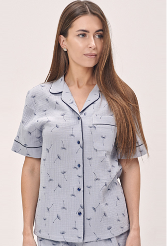 Піжама жіноча муслінова Wiktoria 1600DJ