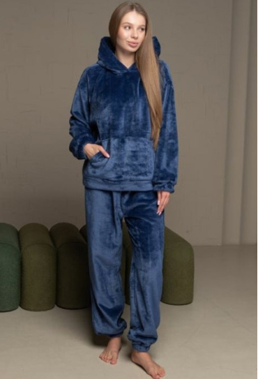 Костюм жіночий софт Soft Navy Felena 801-802SN