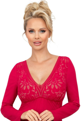 Ночнушка женская вискоза Silvana Long Donna 2246BR