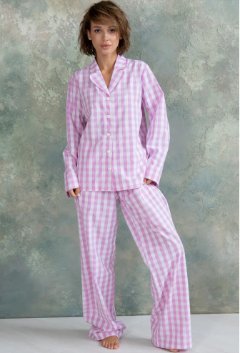 Пижама женская хлопок Rose Plaid Forly HL0073-32-69