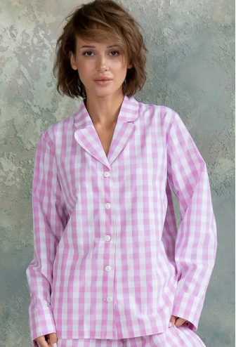 Піжама жіноча бавовна Rose Plaid Forly HL0073-32-69