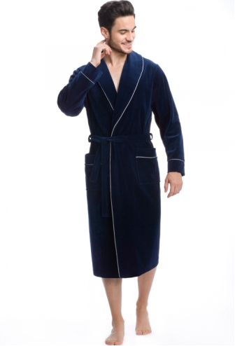 Халат чоловічий велюровий Dorota FR-063G