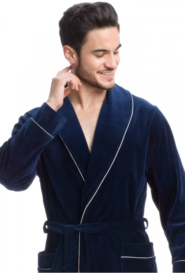 Халат чоловічий велюровий Dorota FR-063G