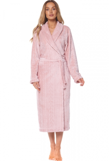 Халат женский плюшевый Athena L&L 2118PR