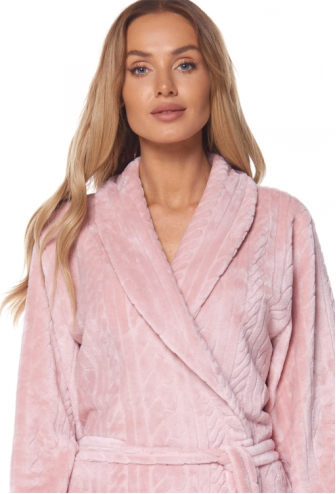 Халат женский плюшевый Athena L&L 2118PR