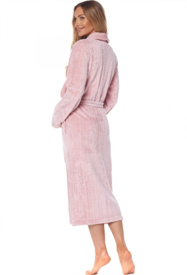 Халат женский плюшевый Athena L&L 2118PR