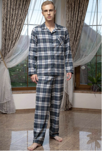 Пижама мужская фланелевая Shato 1943GR