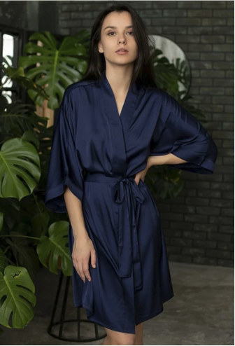 Халат жіночий шовковий Ocean Forly SH0006-14-04