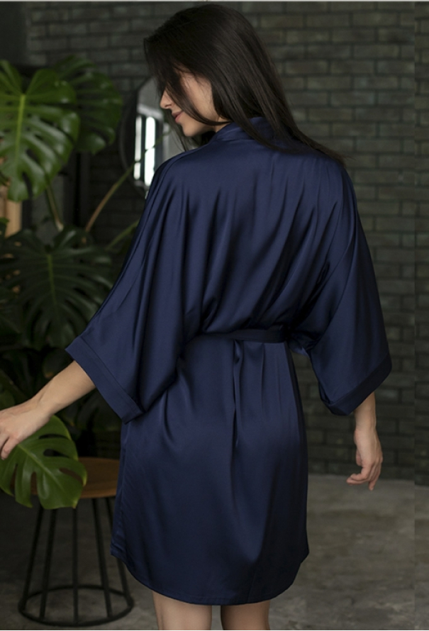 Халат жіночий шовковий Ocean Forly SH0006-14-04