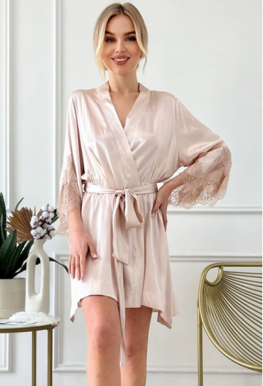 Халат із натурального шовку Budva Silk Kiss 112-806