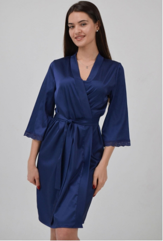 Халат женский шелковый Ornelia Leinle 1563-021